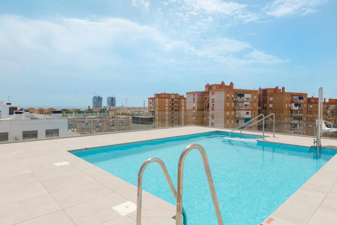 Cosmopolitan Apt & Malaga Beach Bagian luar foto